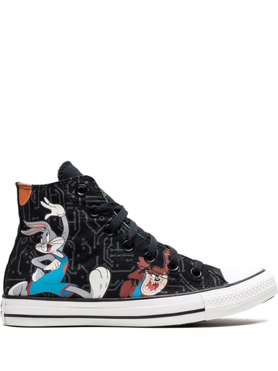 Converse X Space Jam Chuck Taylor All Star Hi Sneakers In Schwarz
