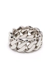 Darkai Curb-chain Ring In Silber