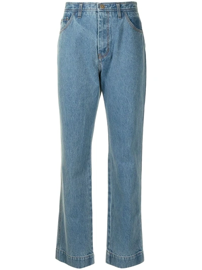 Rejina Pyo High-rise Straight-leg Jeans In Blau