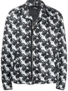 Stone Island Shadow Project Camouflage-print Padded-shell Jacket In Schwarz
