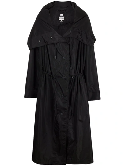 Isabel Marant Recycled-nylon Oversized Rain Coat In Schwarz