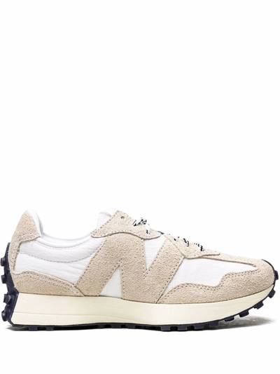New Balance 327 Low-top Sneakers In White,beige,blue