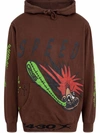 Travis Scott Speed Hoodie "cactus Jack" In Braun