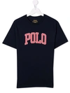 Polo Ralph Lauren Logo-print Cotton T-shirt In 蓝色