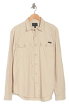 Lucky Brand Western Button-up Shirt In Pelican