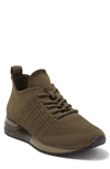 14th & Union Rorie Sneaker In Green Olive