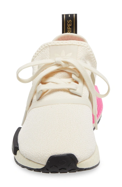 Adidas Originals Nmd R1 Sneaker In Cream White/ Gold/pink