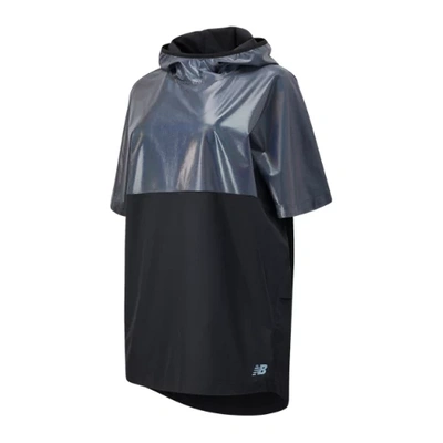 New Balance Men's Syd Warm Up Poncho In Black