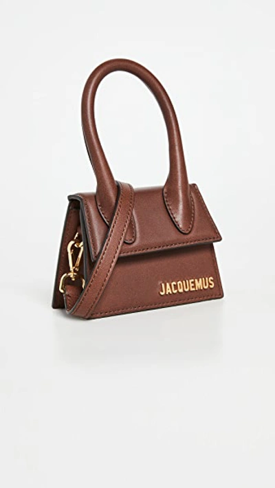 Jacquemus Le Chiquito Bag In Dark Brown