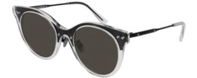 Bottega Veneta Grey Ar Cat Eye Ladies Sunglasses Bv0143s 001