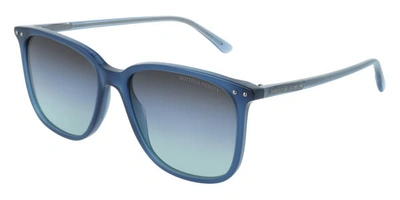 Bottega Veneta Blue Gradient Square Unisex Sunglasses Bv0191s 004 55