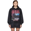 VERSACE JEANS COUTURE GREY BEADED LOGO HOODIE