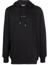 Alyx Logo-print Pullover Hoodie In Schwarz