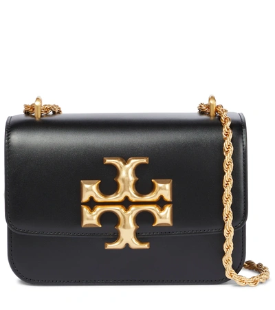 Tory Burch Eleanor Leather Crossbody Bag In Black