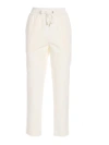 LE TRICOT PERUGIA JOGGING PANTS IN WHITE