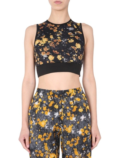 Mcq By Alexander Mcqueen Mcq Alexander Mcqueen Abstract Pattern Print Cropped Vest In Black