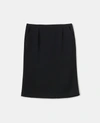 Aspesi Cady Crepe Tube Skirt In Black