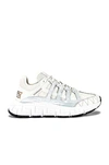 Versace Multicolor Trigreca Sneakers In White & Gold