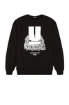 Undercover Graphic-print Crew Neck Sweatshirt In Black