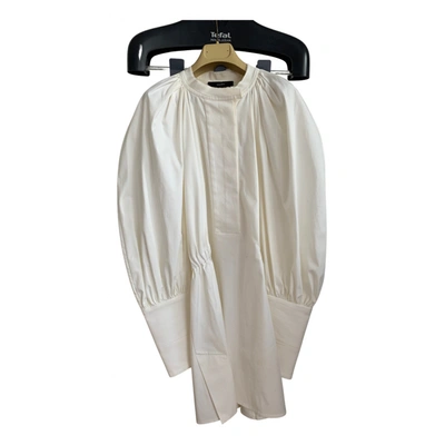 Pre-owned Ellery Mini Dress In White