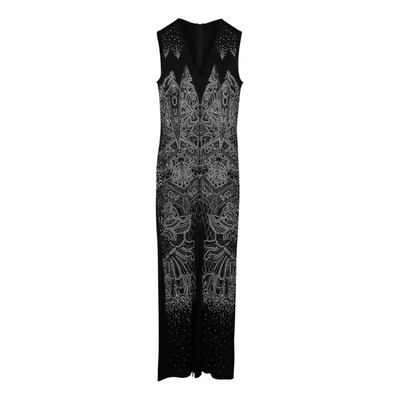 Pre-owned Just Cavalli Maxi Dress In Black