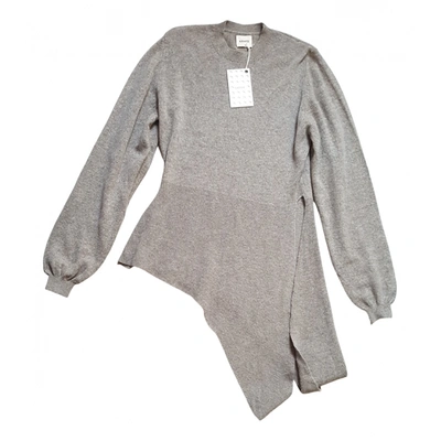 Pre-owned Khaite Cashmere Jumper In Beige
