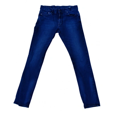 Pre-owned Calvin Klein Slim Jeans In Blue