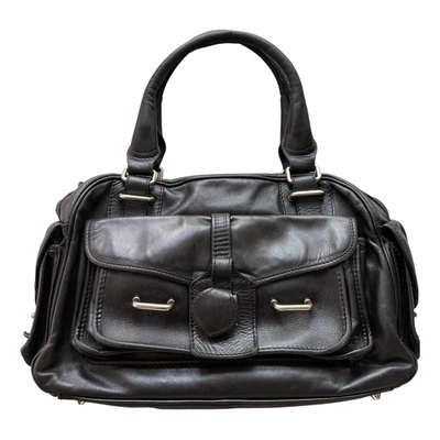 Pre-owned Dsquared2 Leather Handbag In Black