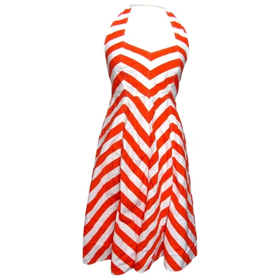 Pre-owned Courrèges Mid-length Dress In Orange