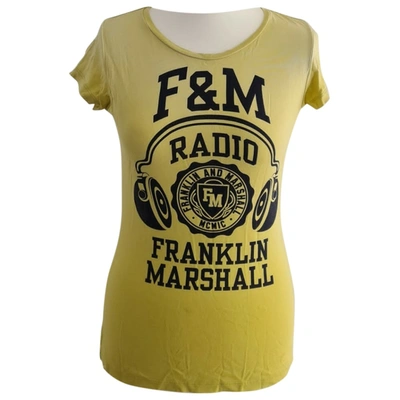Pre-owned Franklin & Marshall T-shirt In Yellow