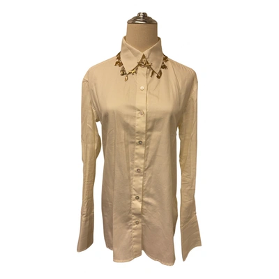 Pre-owned Jean Patou Shirt In Ecru