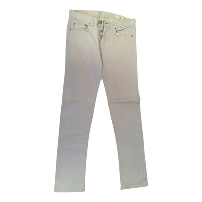 Pre-owned Mauro Grifoni Straight Jeans In Purple