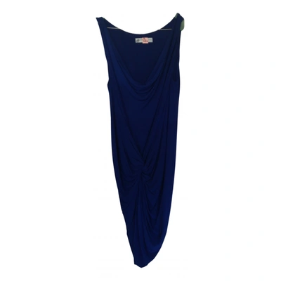 Pre-owned Compagnia Italiana Mid-length Dress In Blue