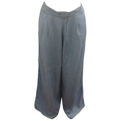 Pre-owned Kaos Large Pants In Blue