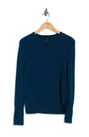 Halogen ® Crewneck Cashmere Sweater In Blue Legion