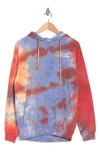 C-life National Geographic Tie Dye Pullover Hoodie In Deep Blotchy