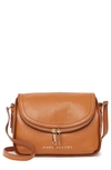 Marc Jacobs The Groove Leather Mini Messenger Bag In Smoked Almond