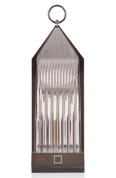 Kartell Lantern Rechargeable Lamp In Smoke