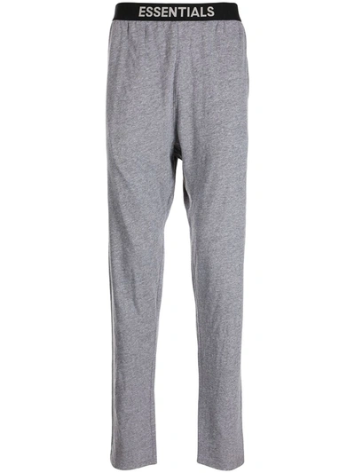 Essentials Logo Waist Lounge Trousers In Grey