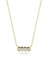 Dana Rebecca Designs Lulu Jack Diamond Bar Pendant Necklace In Yellow Gold