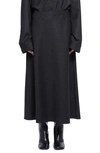 The Row Tinna Skirt In Grey Melange