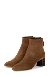 Agl Attilio Giusti Leombruni Vetta Precious Bootie In Cognac-tartaruga
