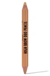 Benefit Cosmetics Benefit High Brow Duo Pencil Eyebrow Highlighting Pencil In Deep