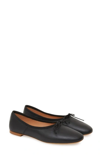 Mansur Gavriel Dream Ballerina Flat In Black