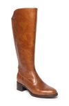 Nerogiardini Knee High Boot In Cognac