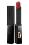 Saint Laurent The Slim Velvet Radical Matte Lipstick 302 Brown. No Way Back. 0.07 oz/ 2 G In Black