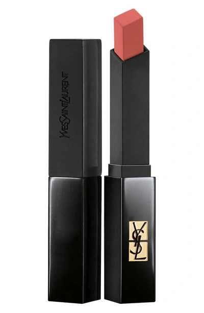 Saint Laurent The Slim Velvet Radical Matte Lipstick 304 Beige Instinct 0.07 oz/ 2 G In Black