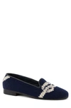 By Paige Needlepoint Nautical Flat In Navy