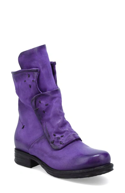 A.s.98 Sills Bootie In Purple