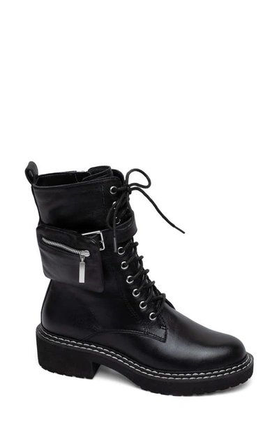 Linea Paolo Thames Leather Boot In Black